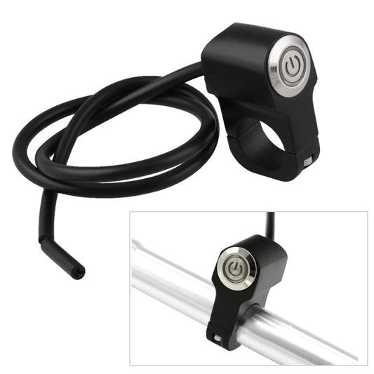 MB-BS001-R Motorcycle Motorcycle Switches 22mm Handlebar Mount Switch Headlight Hazard Brake Light Power Switch with Indicator Light