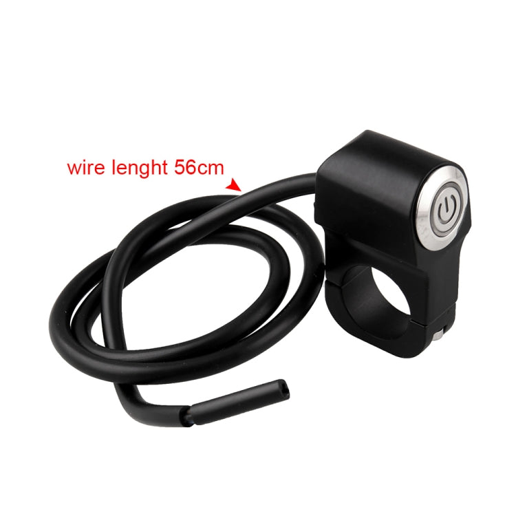 MB-BS001-R Motorcycle Motorcycle Switches 22mm Handlebar Mount Switch Headlight Hazard Brake Light Power Switch with Indicator Light