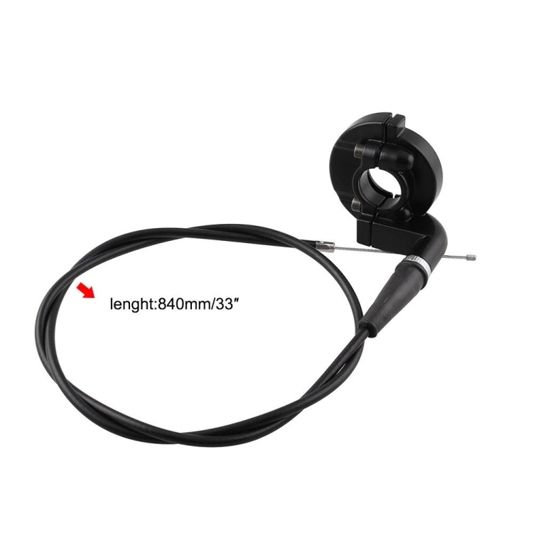 MB-MH028-BK Motorcycle Grips 22mm Handle Throttle Clamp Hand Grip with Throttle Cable  for 110-250CC ATV Quad Pit Dirt Bike Motocross Racing