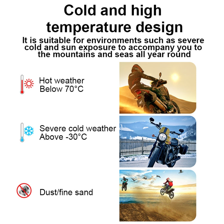 M6 Anti-vibration Motorcycles Tire Pressure Monitor with Anti-theft Screw Holder