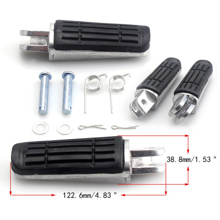 One Pair Motorcycle Front Foot Pegs for Suzuki HAYABUSA GSX1300R 1997–2010