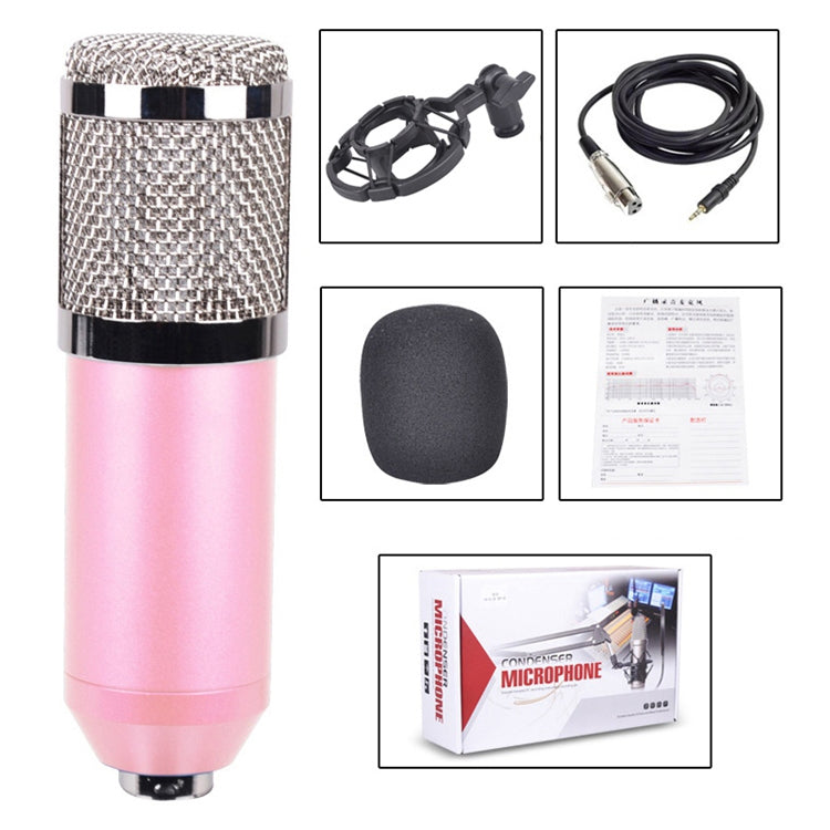 Compatible with PC / Mac for Live Broadcast Show, KTV, etc., BM800 Pink, BM800 Blue, BM800 Red, BM800 White, BM800 Black