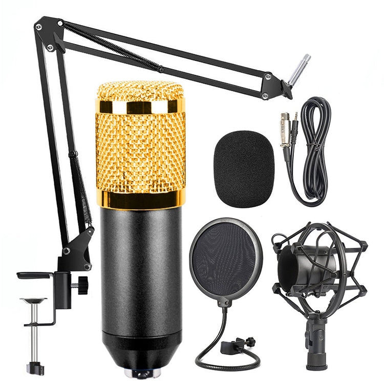 BM-800 Network K-Song Dedicated High-end Metal Shock Mount Microphone Set