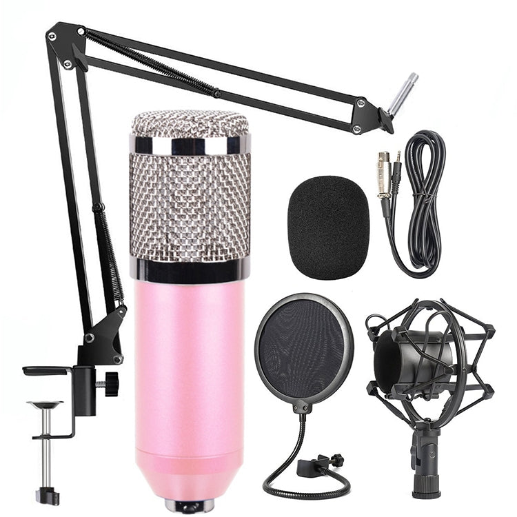 BM-800 Network K-Song Dedicated High-end Metal Shock Mount Microphone Set
