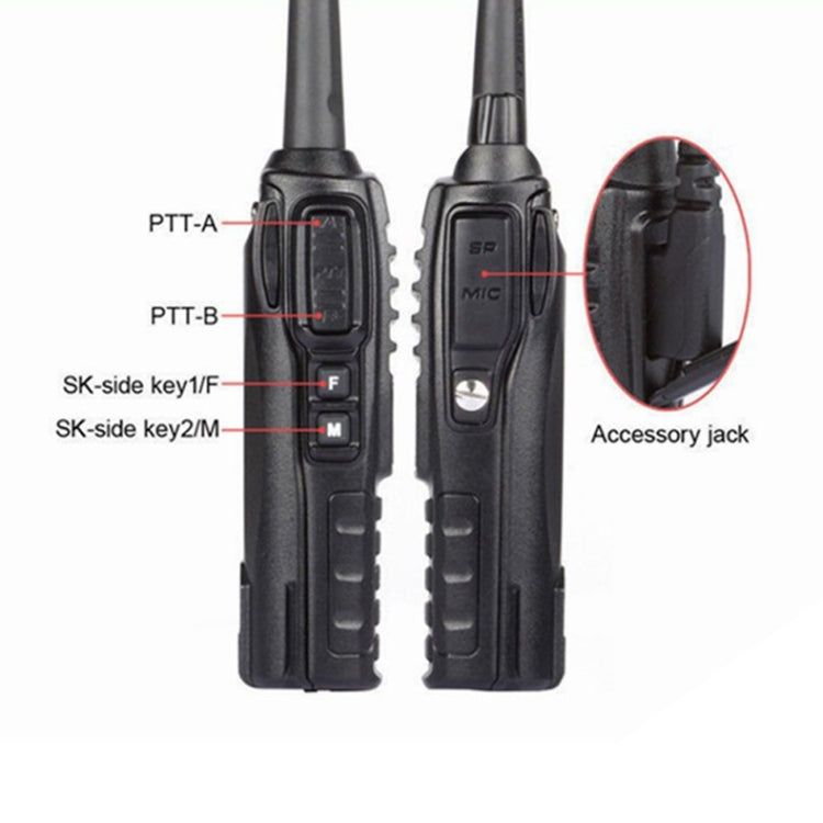 BaoFeng UV-82 5W Dual Band Two-Way Radio FM VHF UHF Handheld Walkie Talkie
