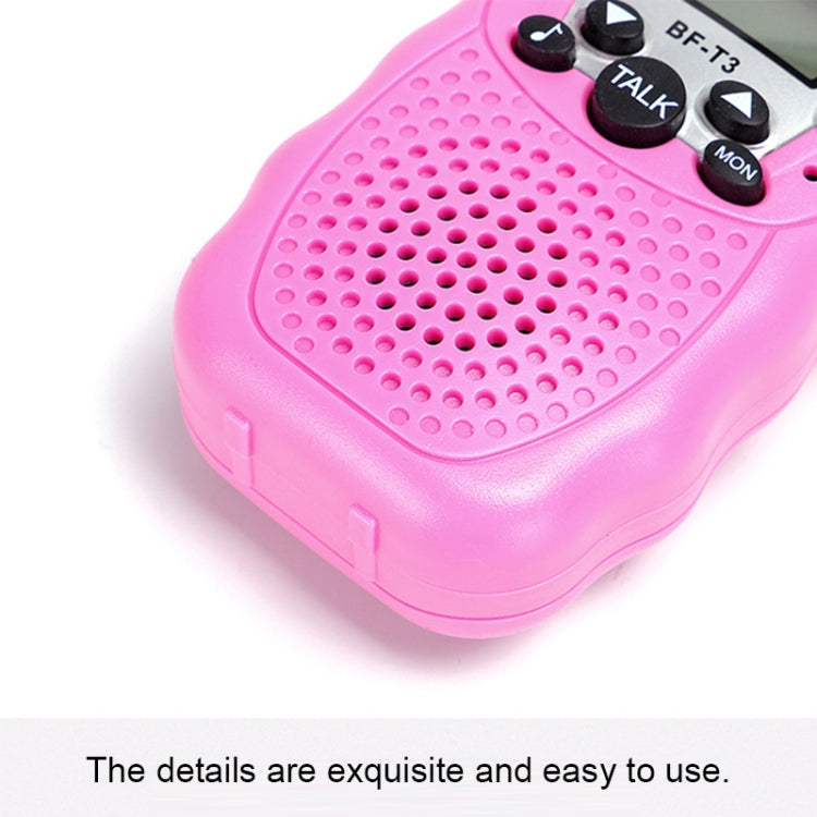2 PCS BaoFeng BF-T3 1W Children Single Band Radio Handheld Walkie Talkie with Monitor Function, EU Plug