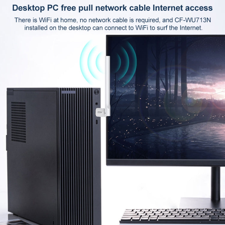 COMFAST CF-WU713N 300Mbps Wifi USB Network Adapter