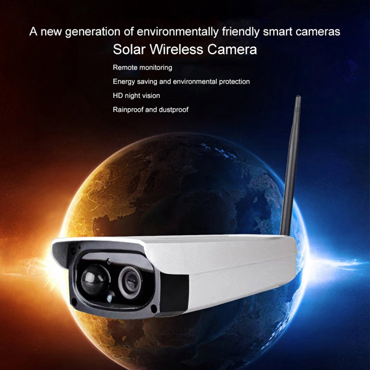 VESAFE VS-Y3 Outdoor HD 1080P Solar Power Security IP Camera, Support Motion Detection & PIR Wake up, IP66 Waterproof