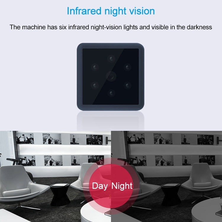 MD25 1080P Wearable Smart HD Camera Wireless Sport Camera, Support Infrared Night Vision / Motion Detection / TF Card