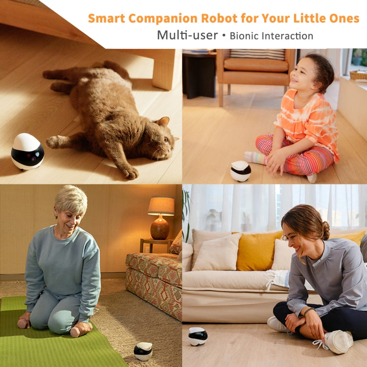 EBO SE 1080P HD Smart Home Companion Robot Remote Monitoring Camera, Support Infrared Night Vision & Two-way Voice & TF Card, US Plug