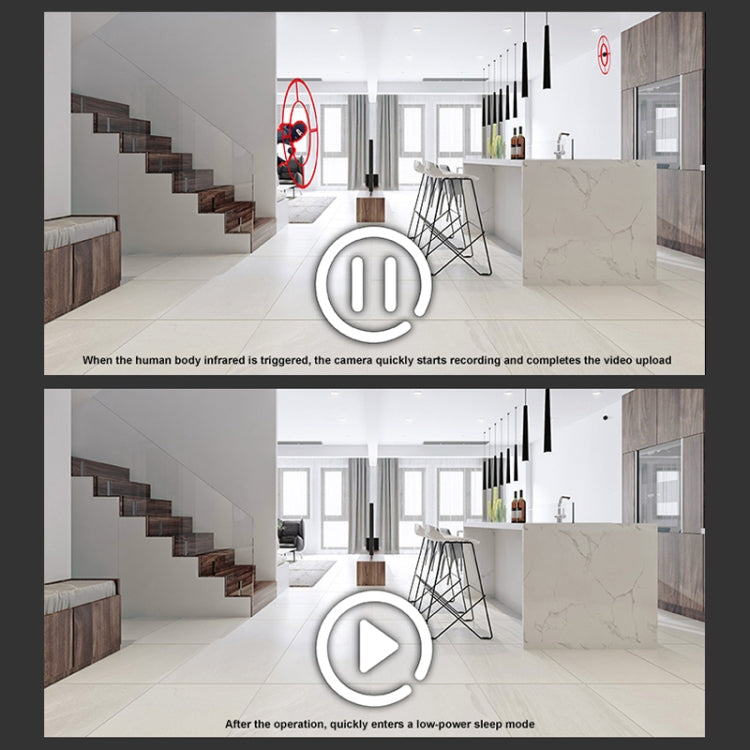 CAMSOY T9W5 1080P WiFi Wireless Network Action Camera Wide-angle Recorder