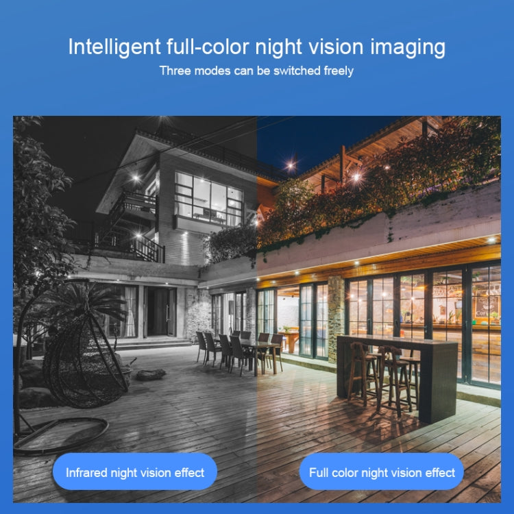 QX21 1080P HD WiFi IP Camera, Support Night Vision & Motion Detection & Two Way Audio & TF Card, AU Plug