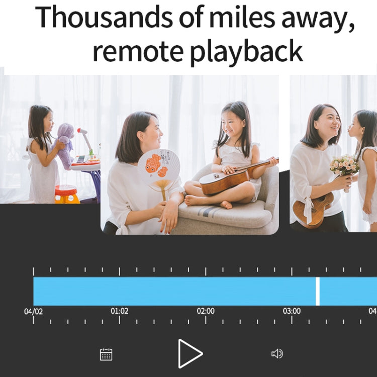 QX41 1080P 2.0MP Dual Lens IP66 Waterproof Panoramic PTZ WIFI Camera, Support Day and Night Full Color & Two-way Voice Intercom & Smart Alarm & Video Playback & 128GB TF Card, AU Plug