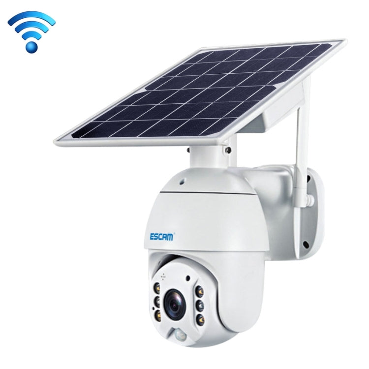 ESCAM QF280 HD 1080P IP66 Waterproof WiFi Solar Panel PT IP Camera with Battery, Support Night Vision / Motion Detection / TF Card / Two Way Audio