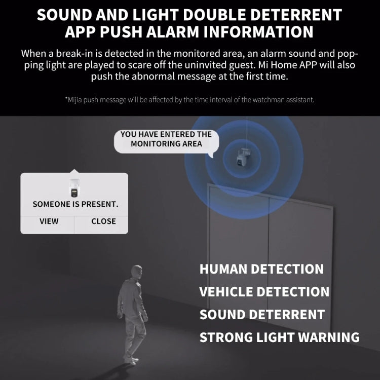 Original Xiaomi CW700S Outdoor Camera 4MP Full Color Night Vision WiFi Camera, US Plug