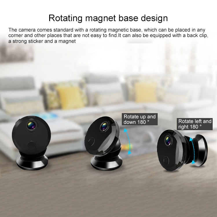 HDQ15 HD 1080P WIFI Mini Camera, with IR Night Vision & Remote Surveillance