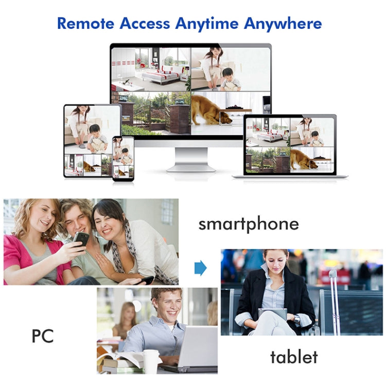 K9608W-PE2013W 8CH HD 960P 1.3 Mega Pixel 2.4GHz WiFi IP Bullet Camera + NVR Kit