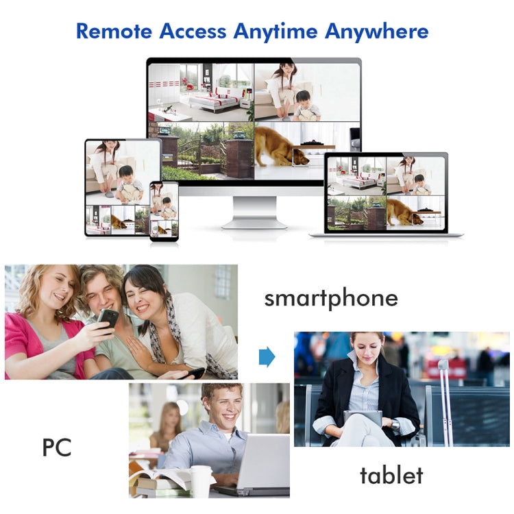 8CH HD 720P 1.0 Mega Pixel 2.4GHz WiFi IP Bullet Camera + NVR Kit