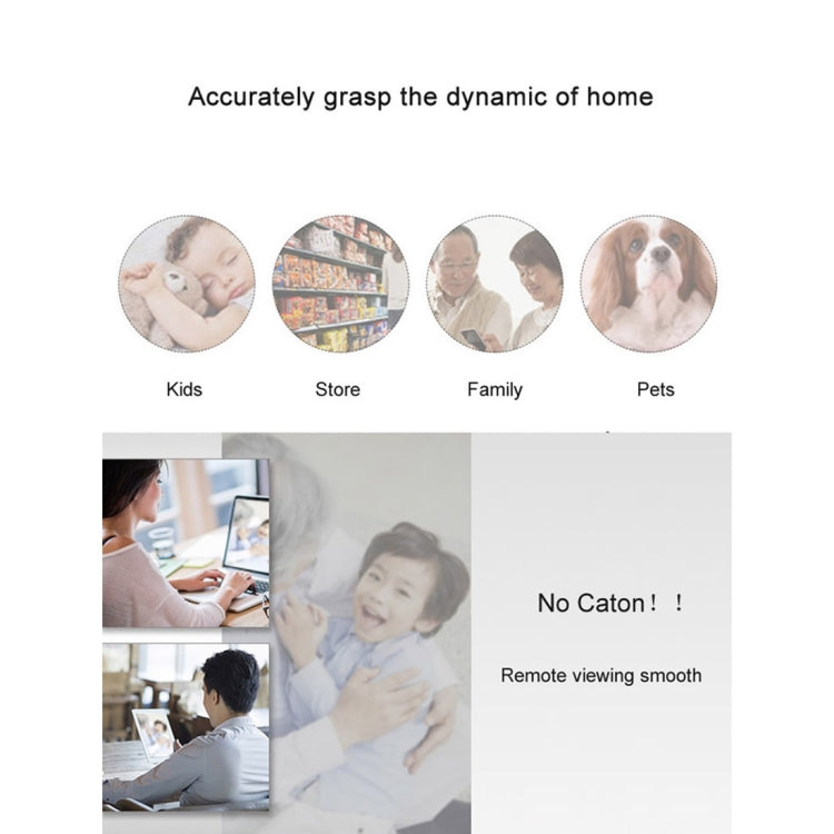 Anpwoo YT001 720P HD WiFi IP Camera with 6 PCS Infrared LEDs, Support Motion Detection & Night Vision & TF Card(Max 64GB)