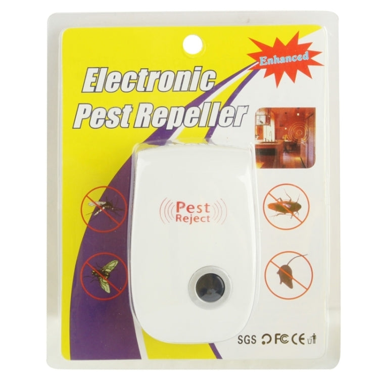 6 in 1 Ultrasonic Electronic Cockroach Mosquito Pest Reject Repeller, US Plug