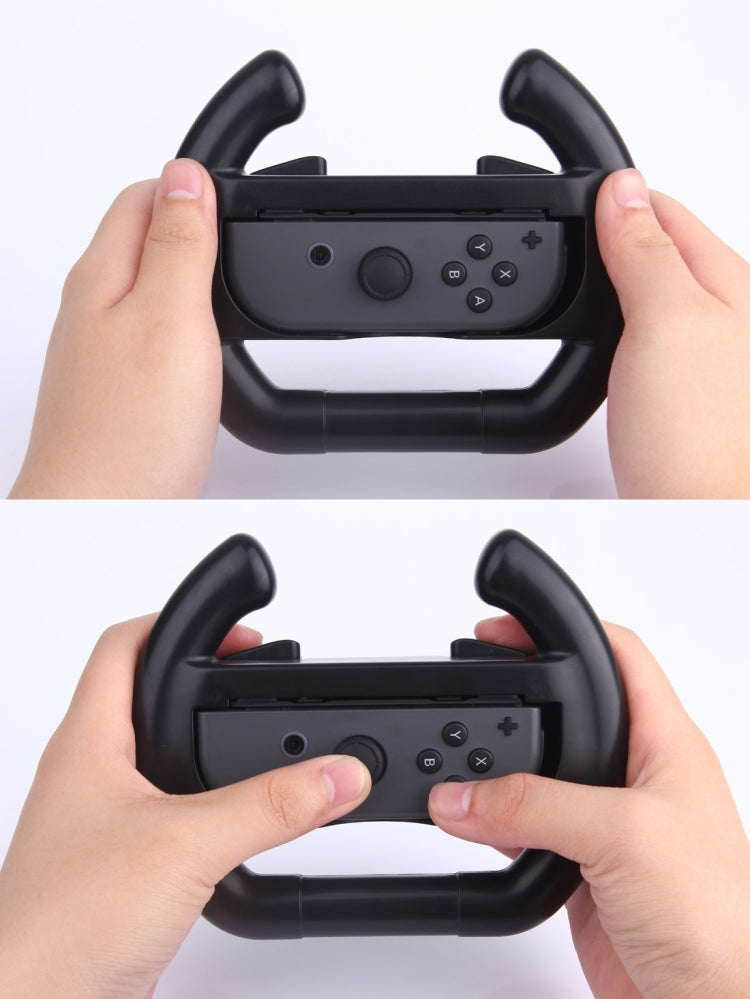 For Nintendo Switch Joy-Con Controller (Not Included) Semicircle Gaming Steering Wheel