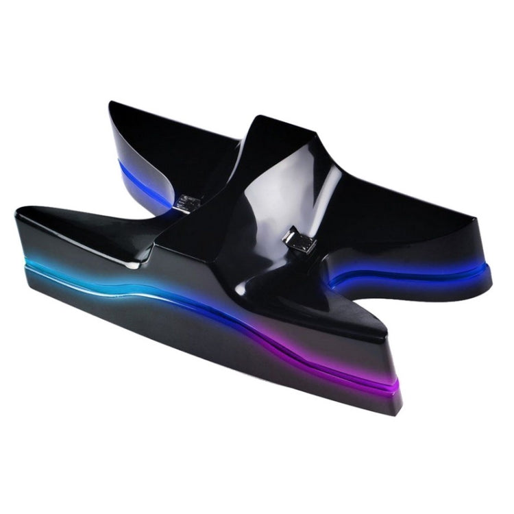 Special UFO Shape 2 x USB Charging Dock Station Stand / Controller Charging Stand for PS4 Playstation 4  with Multi Colors LED