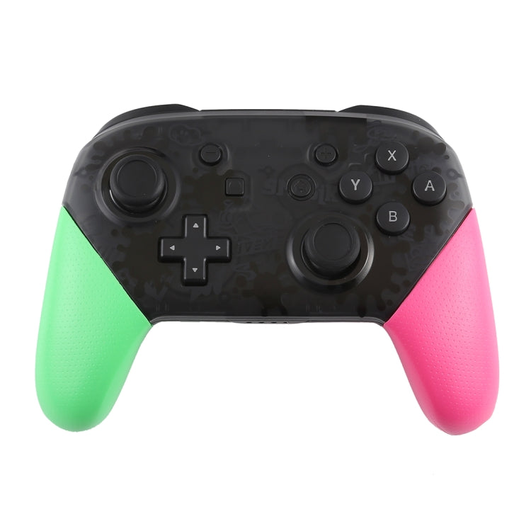 Wireless Game Pro Controller With Screenshot Vibration Function for Nintendo Switch(Green Pink)
