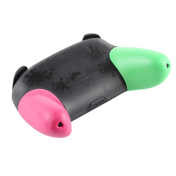Wireless Game Pro Controller With Screenshot Vibration Function for Nintendo Switch(Green Pink)