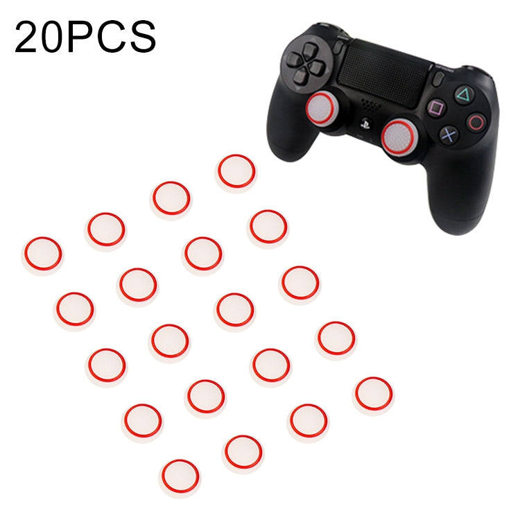 20 PCS Luminous Silicone Protective Cover for PS4 / PS3 / PS2 / XBOX360 / XBOXONE / WIIU Gamepad Joystick