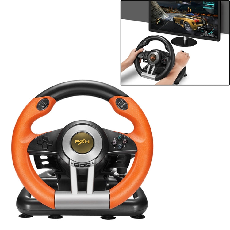 PXN-V3 Racing Game Steering Wheel for PC / PS3 / 4 / xbox one / switch