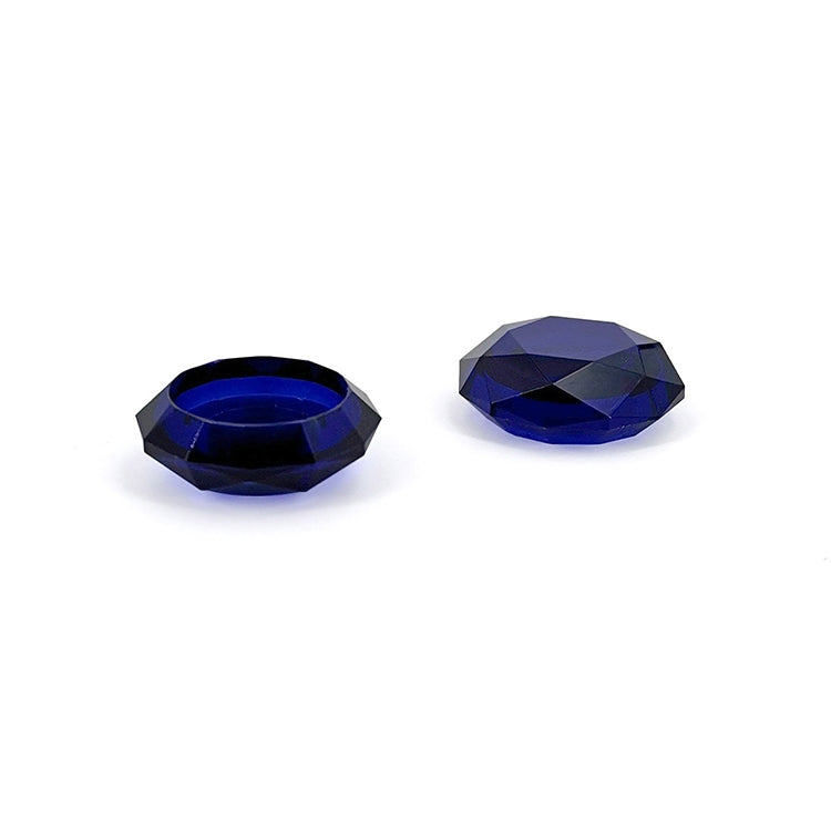 2 PCS Diamond Texture Games Grip Caps for PS5, Red, Clear White, Green, Blue