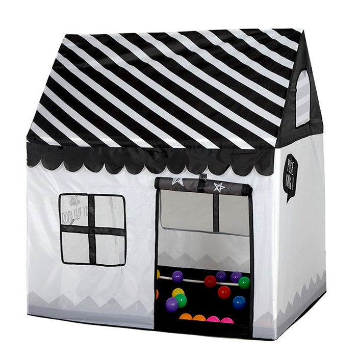 Household Children Printing Play Tent Small Game House, (Light Pink), (Black White), (Pink), (Green)