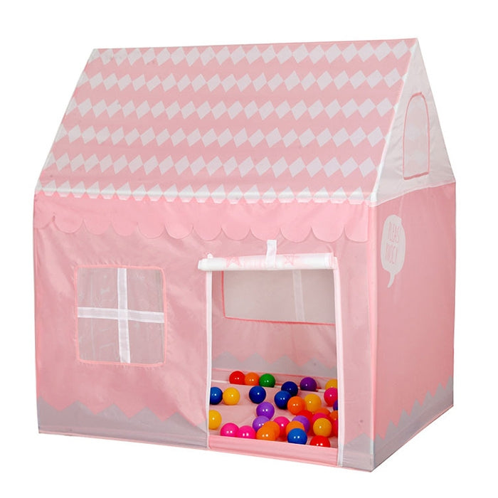 Household Children Printing Play Tent Small Game House, (Light Pink), (Black White), (Pink), (Green)
