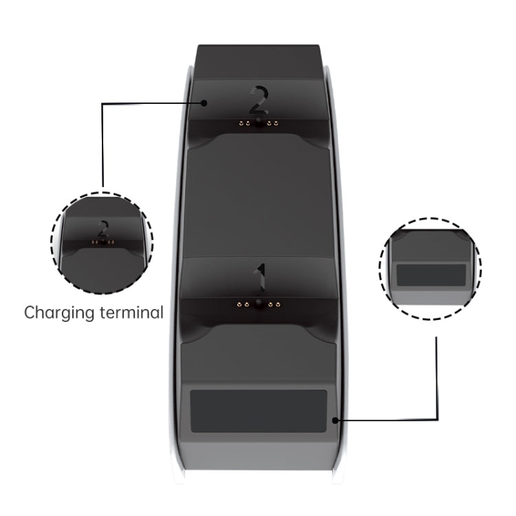 iPlay HBP-245 Game Controller Dual Seat Charger For PS5