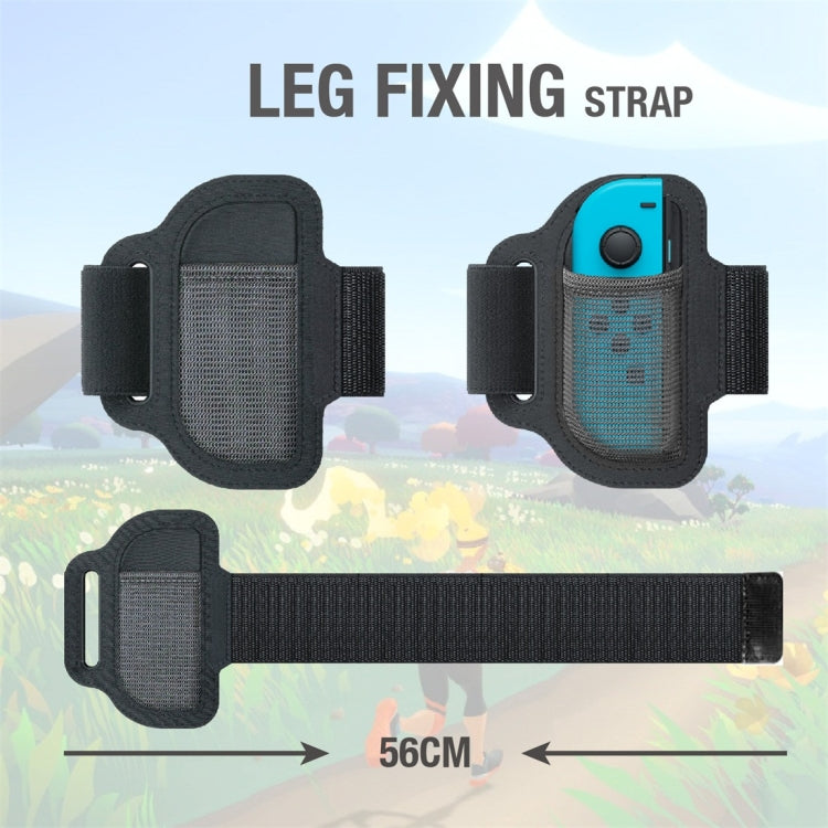 ipega GP-319 For Switch Joy-Con Adjustable Gaming Controller Grip Gamepad Leg Fixing Straps + Cloth Cover Set