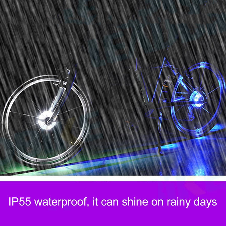 A108 Bicycle Decor Waterproof Flower Drum Lamp Dazzle Warning Lamp, Size: 9.5*1.7cm