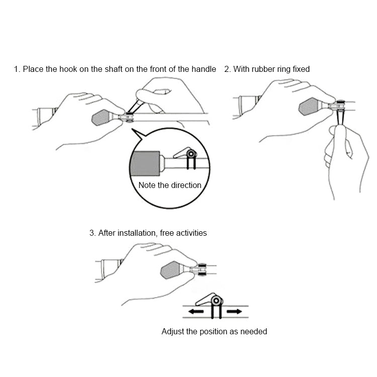 10 PCS Multiple Color Plastic Fishing Rod Pole HooK Keeper Lure Spoon Bait Holder , Random Color Delivery