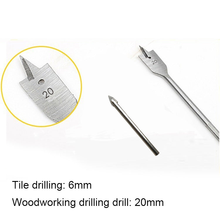 31 in1 Drill and Screwdriver Bit Set Industrial Spade Paddle Flat Wood Woodworking Boring Drill Bits with Portable Bag