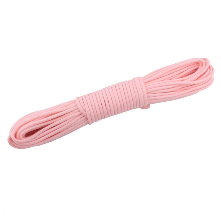 20m 9-Core Nylon+Polyester Full-light Outdoor Camping Tent Rescue Bundled Fluorescent Climbing Rope