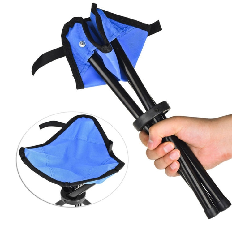 Hiking Outdoor Camping  Fishing Folding Stool Portable Triangle Chair Maximum Load 100KG Folding Chair Size:22 x 22 x 31cm