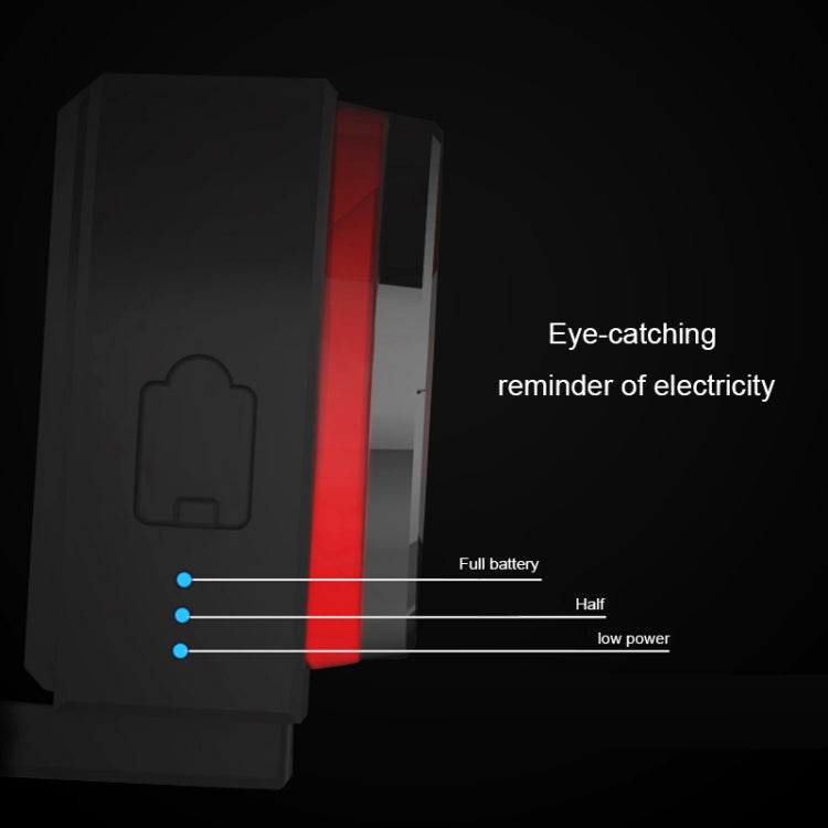 A0 IPX5 Waterproof Seven-color Bicycle USB Charging High Brightness Taillight