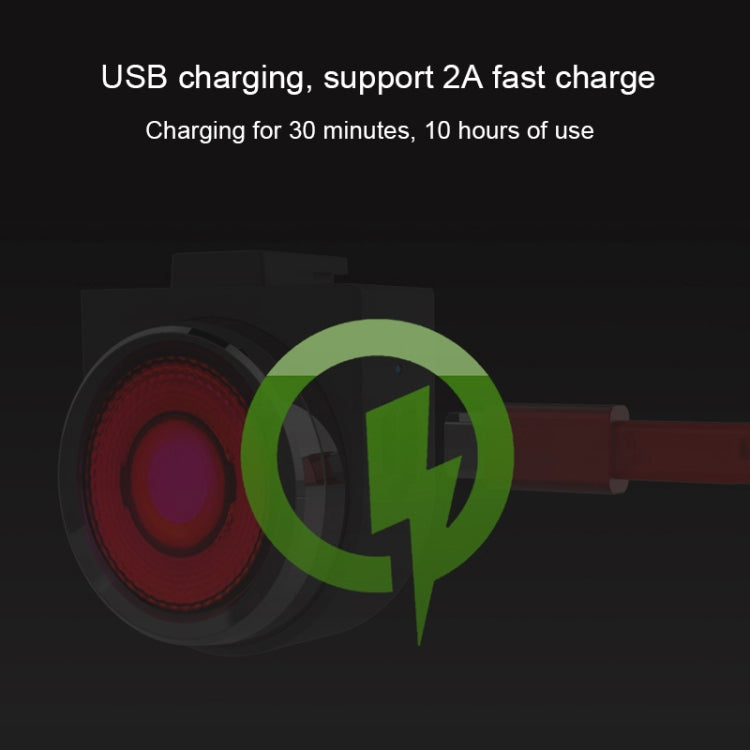 A0 IPX5 Waterproof Seven-color Bicycle USB Charging High Brightness Taillight