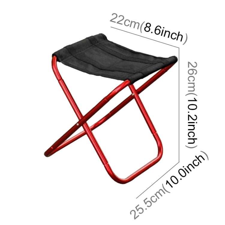 Outdoor Portable Folding Stool, Size: 25*22*26cm