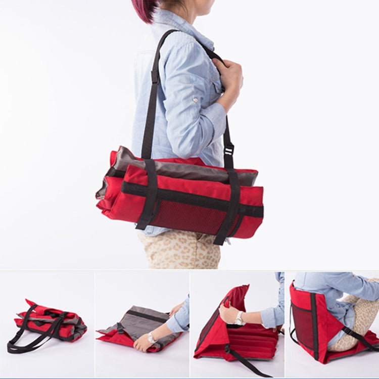 Outdoor Folding Seat Cushion With Backrest, Size: 78*40*2cm