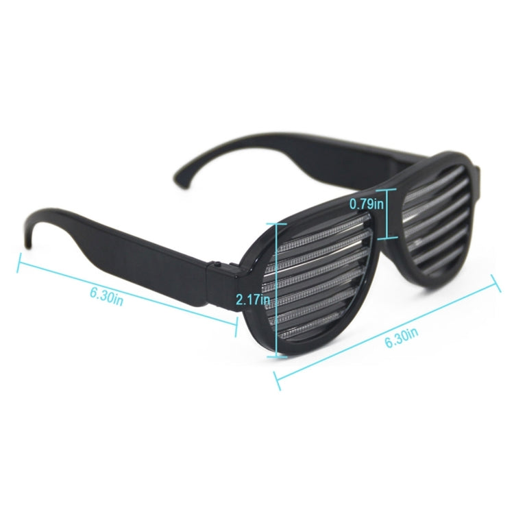 LED-CM03 LED Musical Shades Sound & Music Active LED Party Glasses with USB Charger