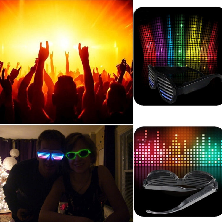 LED-CM03 LED Musical Shades Sound & Music Active LED Party Glasses with USB Charger