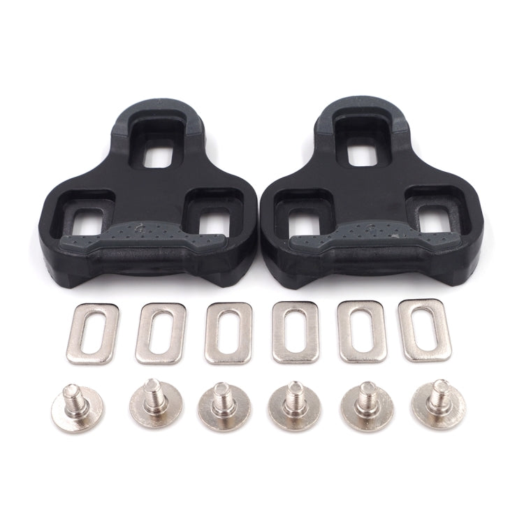 2 PCS RD3-C Road Bike Cleats 6 Degree Float Self-locking Cycling Pedal Cleat for LOOK KEO Road Cleats Fit Most Road Bicycle Shoes