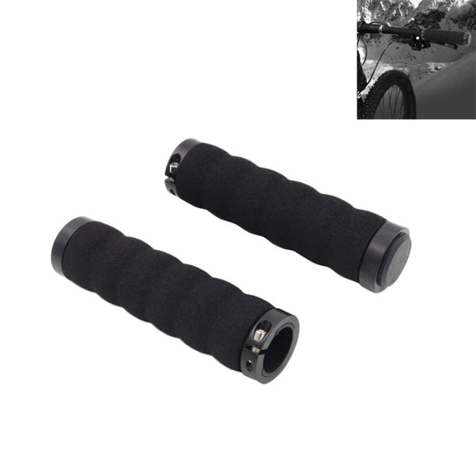 2 PCS AG30 Bicycle MTB Bike Lock-on Comfort Sponge Handlebar Hand-Stitched Grips
