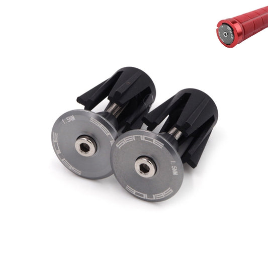 2 PCS Bicycle Bike Aluminum Handlebar End Plugs