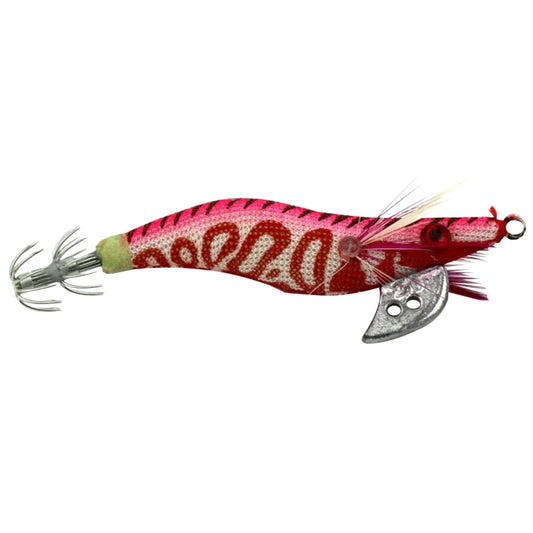 HENGJIA 8cm Plastic Hard Baits Squid Fishing Lures Decoy Wood Shrimp Baits